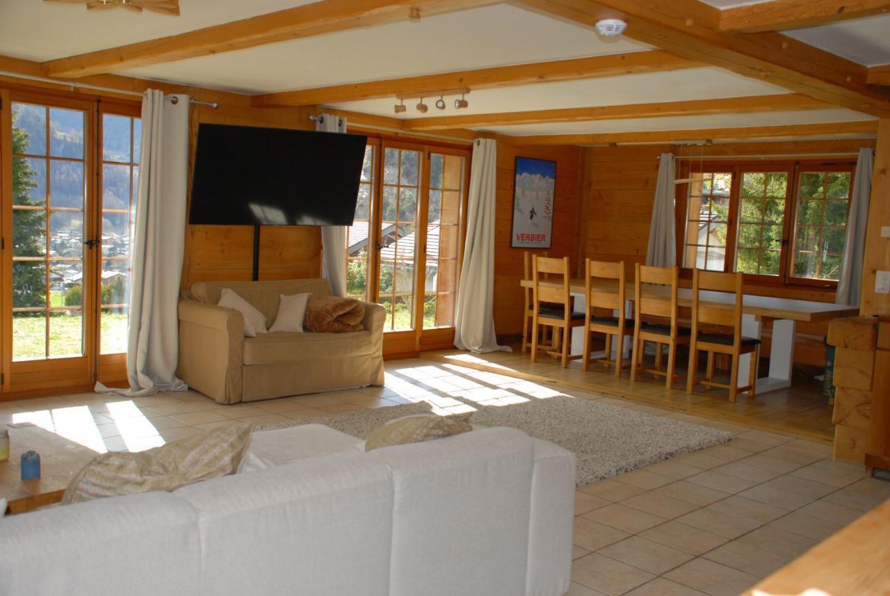 Chalet Edelweiss - Verbier, Mountain Views, Jacuzzi! Volleges Exterior photo